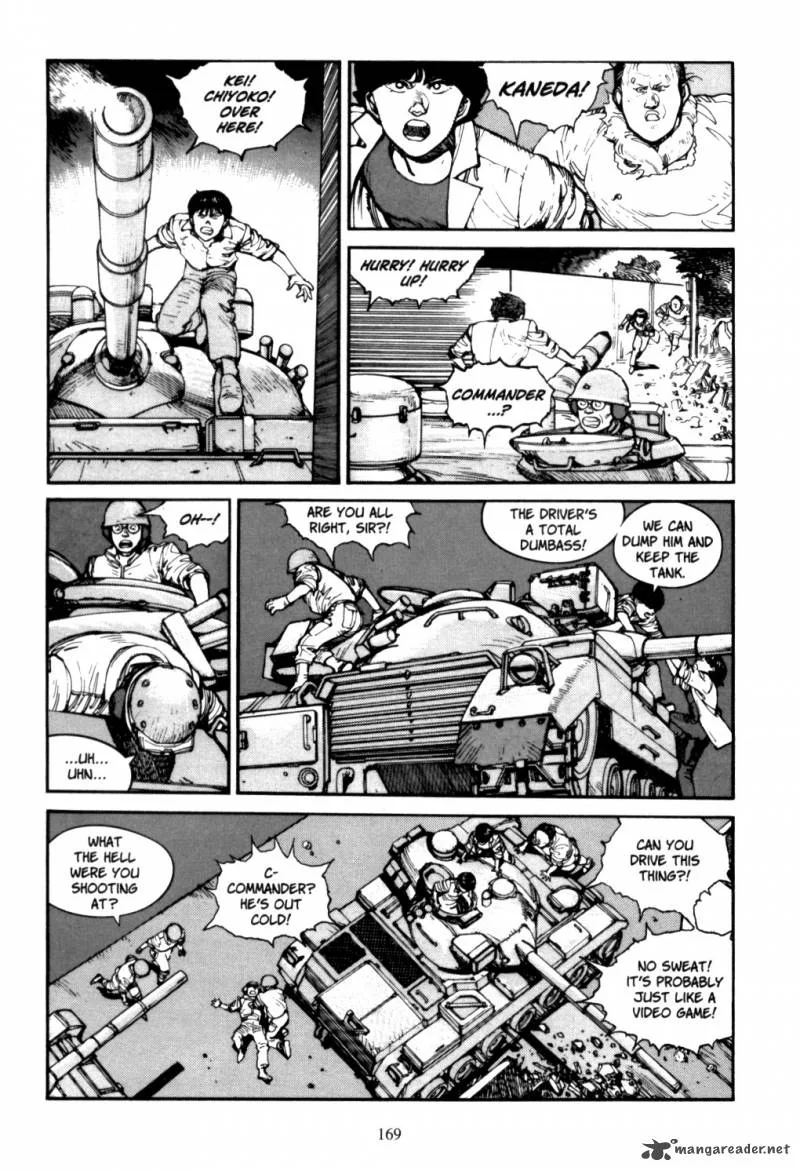Akira Chapter 3 page 168