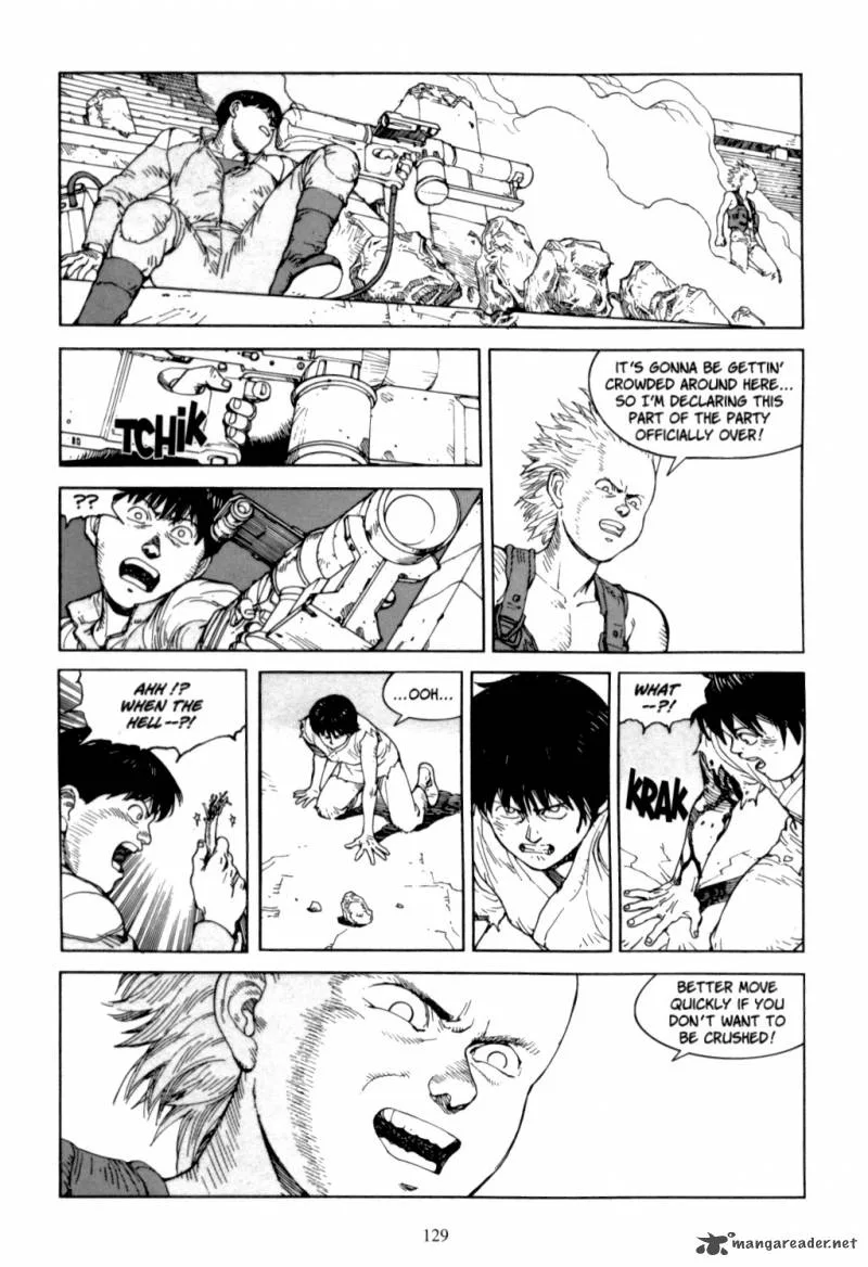 Akira Chapter 6 page 128