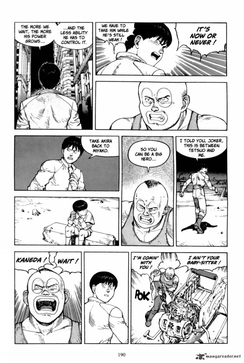 Akira Chapter 6 page 188