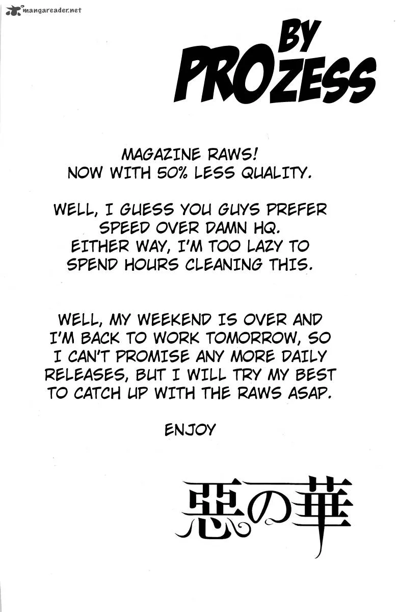 Aku No Hana Chapter 38 page 1