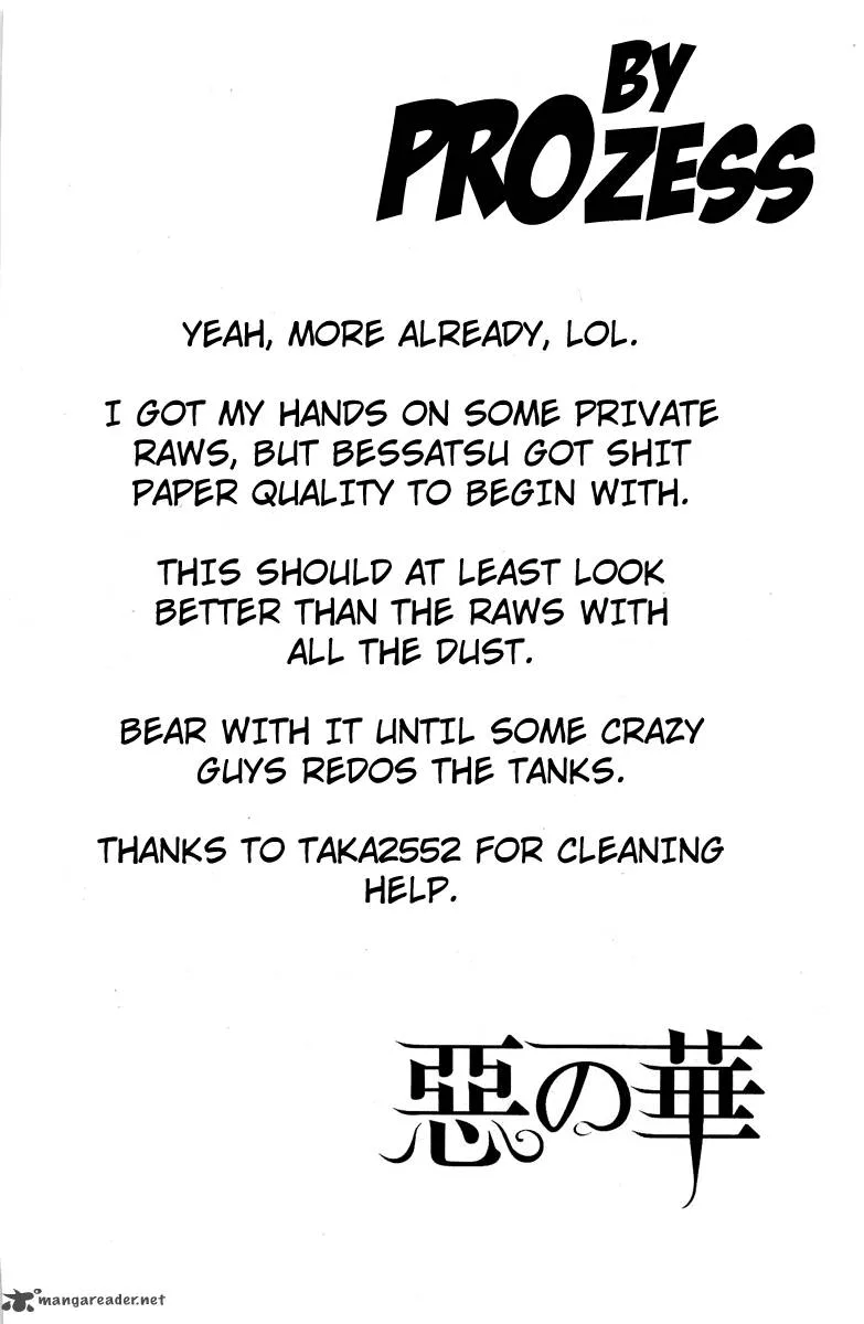 Aku No Hana Chapter 39 page 1