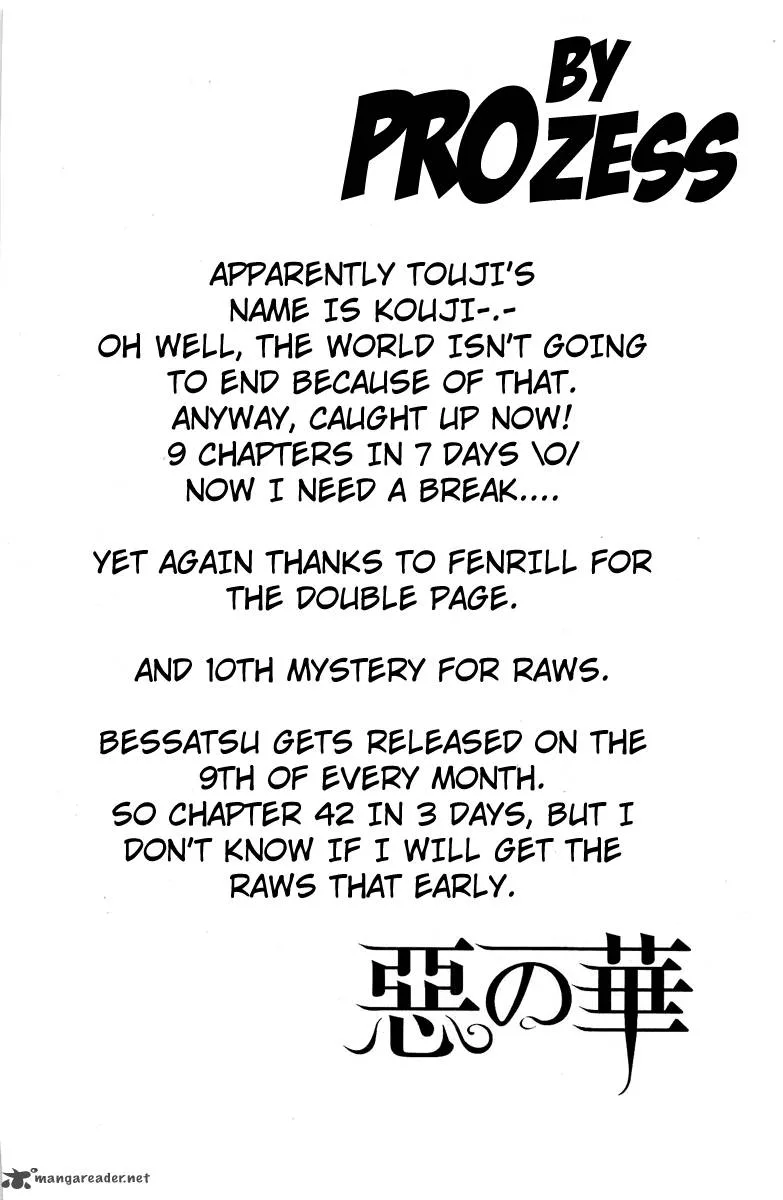 Aku No Hana Chapter 41 page 1