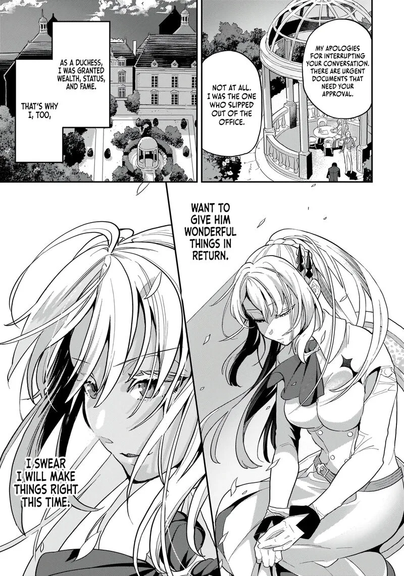 Akuyaku Ikka no Okugata, Shi ni Modori shite Kokoro wo Irekaeru. Chapter 1 page 16