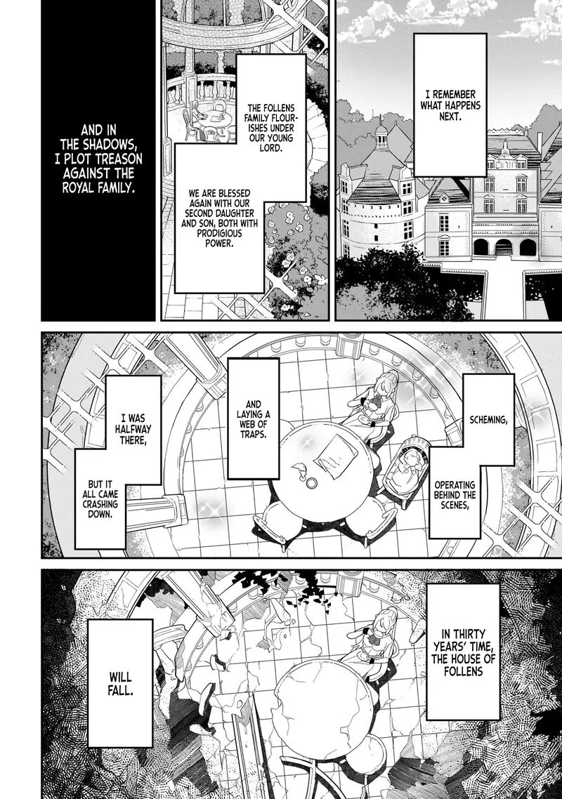Akuyaku Ikka no Okugata, Shi ni Modori shite Kokoro wo Irekaeru. Chapter 1 page 13