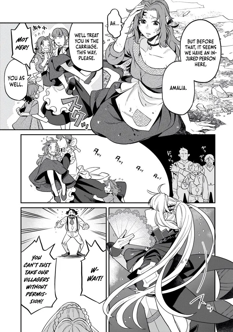 Akuyaku Ikka no Okugata, Shi ni Modori shite Kokoro wo Irekaeru. Chapter 10 page 21