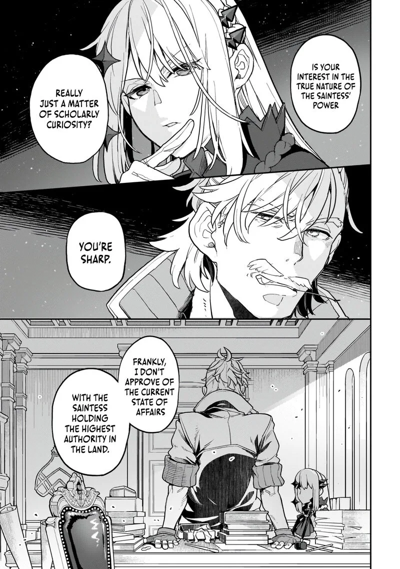 Akuyaku Ikka no Okugata, Shi ni Modori shite Kokoro wo Irekaeru. Chapter 16 page 14