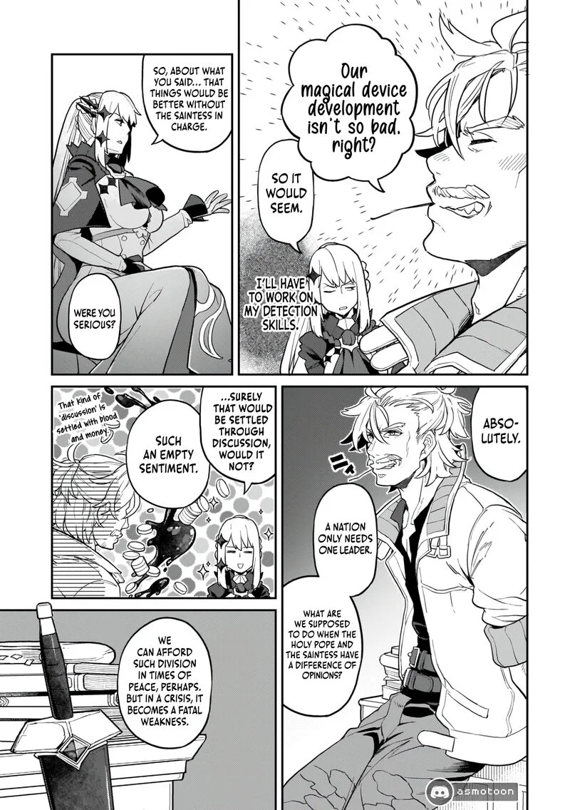 Akuyaku Ikka no Okugata, Shi ni Modori shite Kokoro wo Irekaeru. Chapter 16 page 16