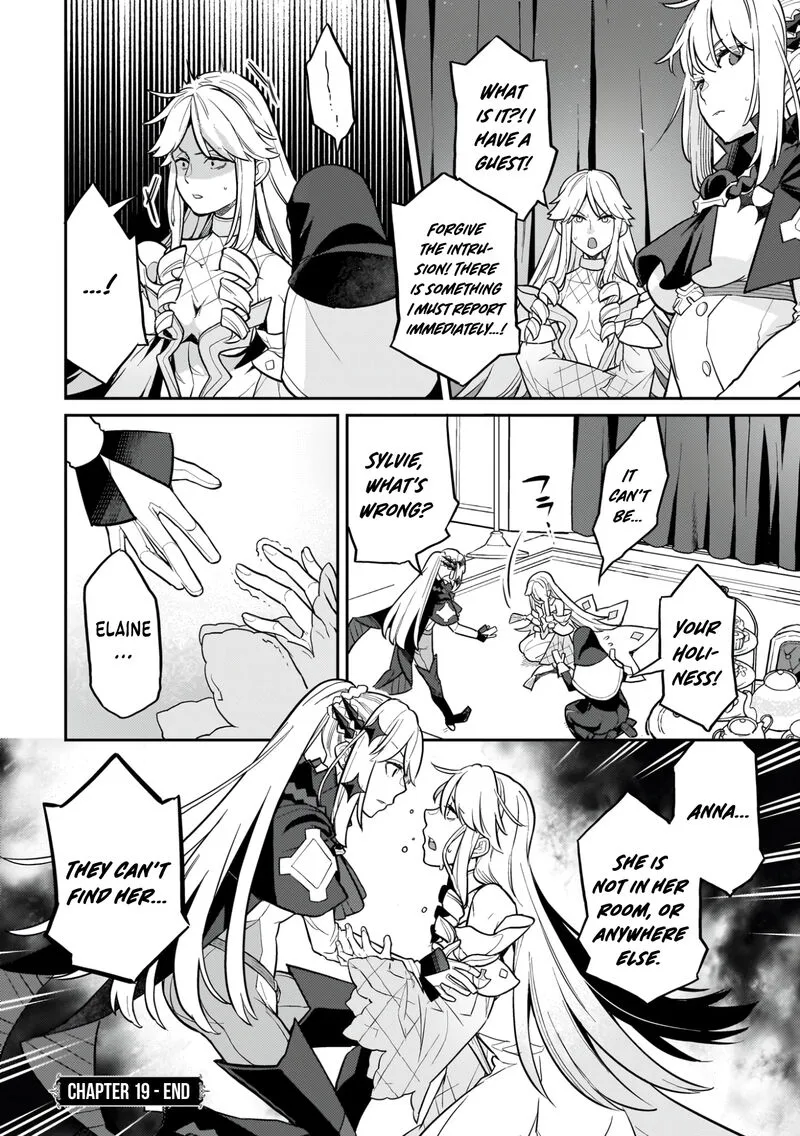 Akuyaku Ikka no Okugata, Shi ni Modori shite Kokoro wo Irekaeru. Chapter 19 page 27