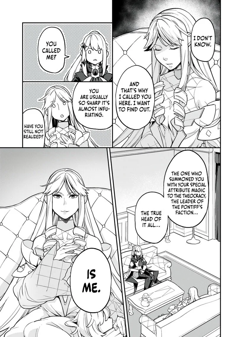 Akuyaku Ikka no Okugata, Shi ni Modori shite Kokoro wo Irekaeru. Chapter 21 page 18