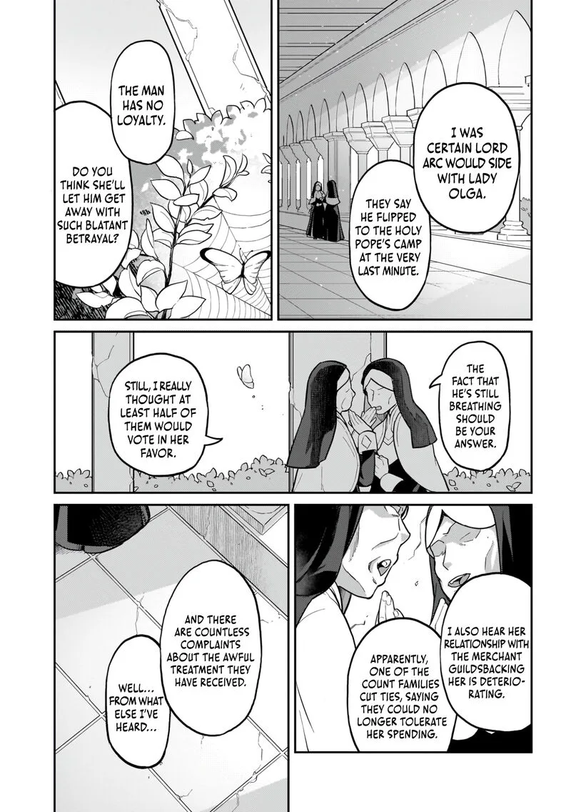 Akuyaku Ikka no Okugata, Shi ni Modori shite Kokoro wo Irekaeru. Chapter 22 page 4