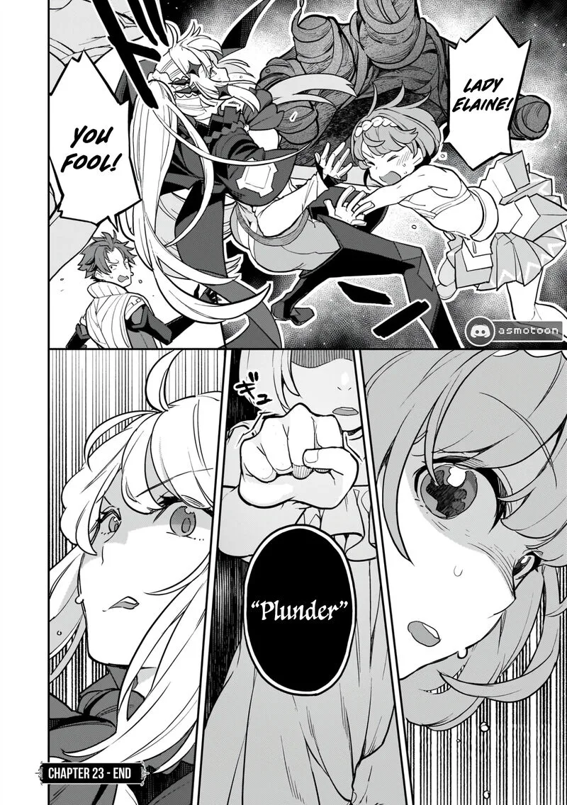 Akuyaku Ikka no Okugata, Shi ni Modori shite Kokoro wo Irekaeru. Chapter 23 page 23