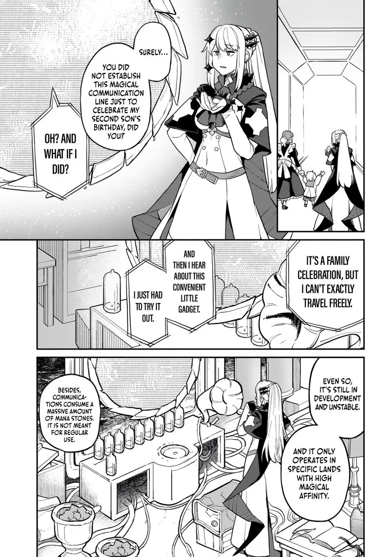 Akuyaku Ikka no Okugata, Shi ni Modori shite Kokoro wo Irekaeru. Chapter 25 page 15