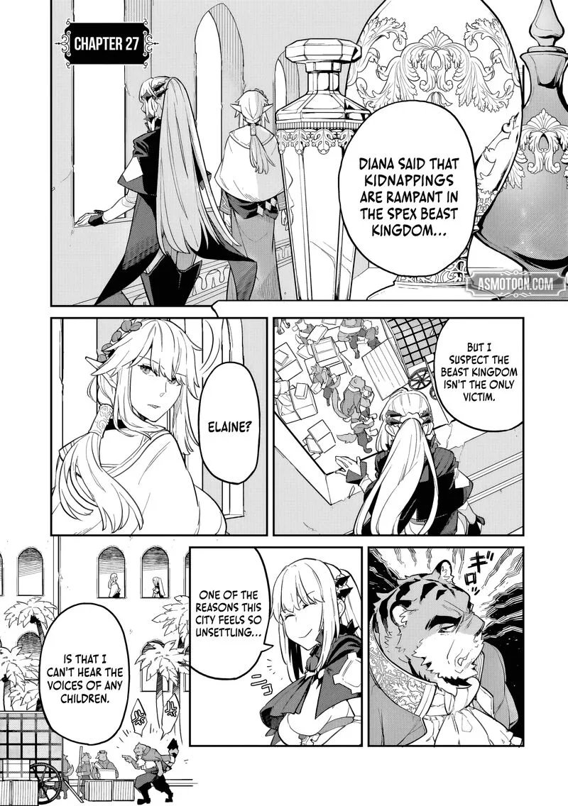 Akuyaku Ikka no Okugata, Shi ni Modori shite Kokoro wo Irekaeru. Chapter 27 page 1