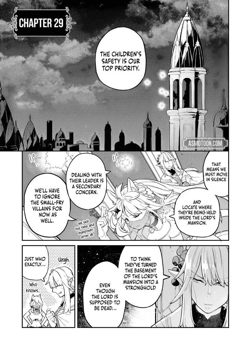 Akuyaku Ikka no Okugata, Shi ni Modori shite Kokoro wo Irekaeru. Chapter 29 page 1