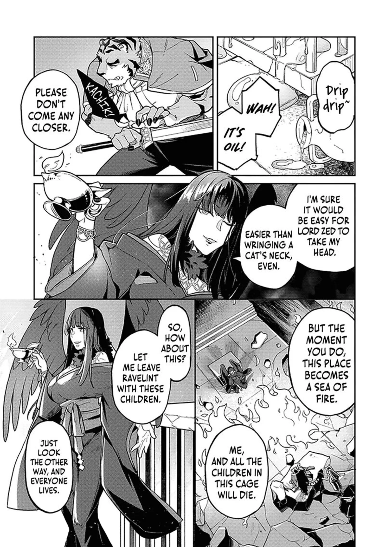 Akuyaku Ikka no Okugata, Shi ni Modori shite Kokoro wo Irekaeru. Chapter 31 page 12