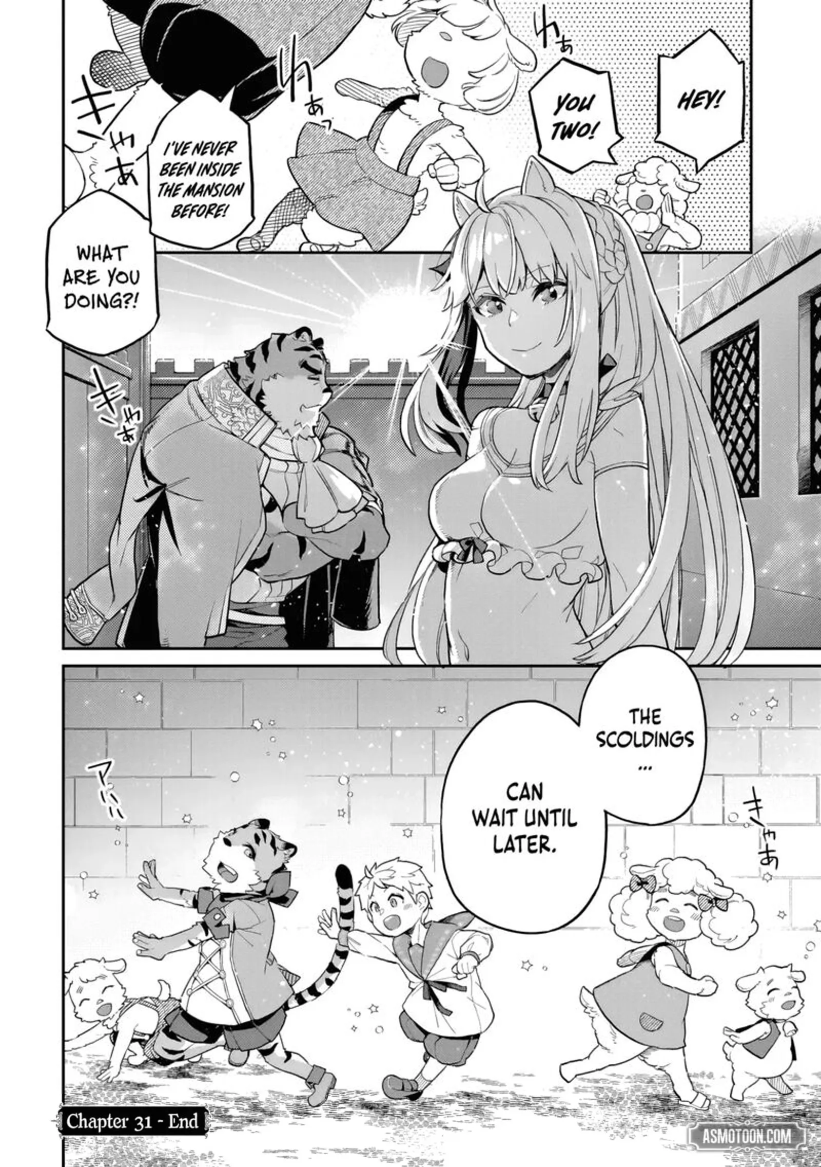 Akuyaku Ikka no Okugata, Shi ni Modori shite Kokoro wo Irekaeru. Chapter 31 page 33
