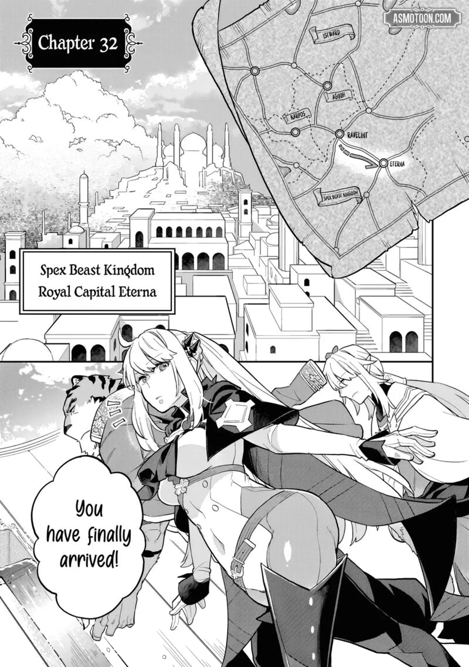 Akuyaku Ikka no Okugata, Shi ni Modori shite Kokoro wo Irekaeru. Chapter 32 page 1