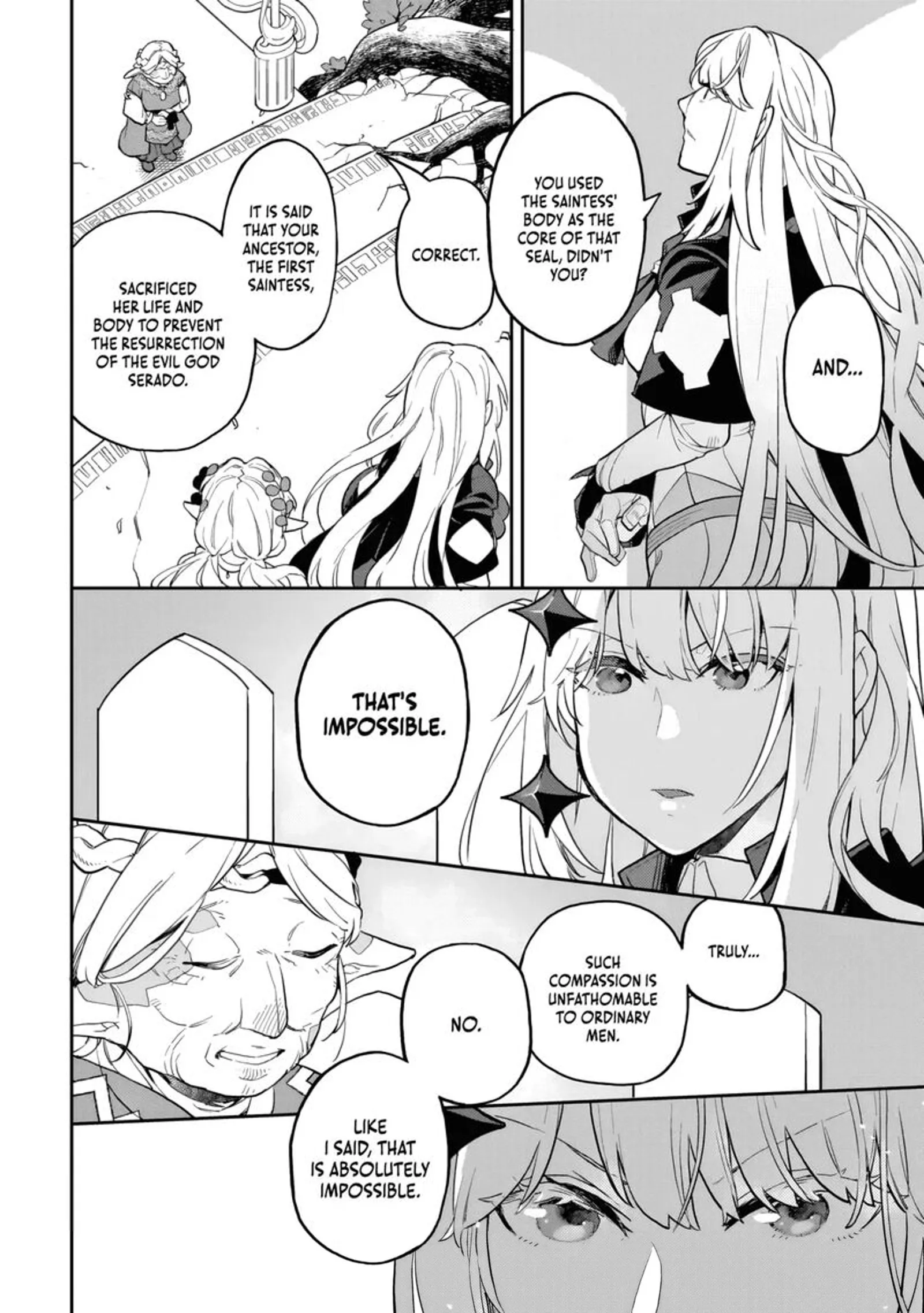 Akuyaku Ikka no Okugata, Shi ni Modori shite Kokoro wo Irekaeru. Chapter 32 page 26