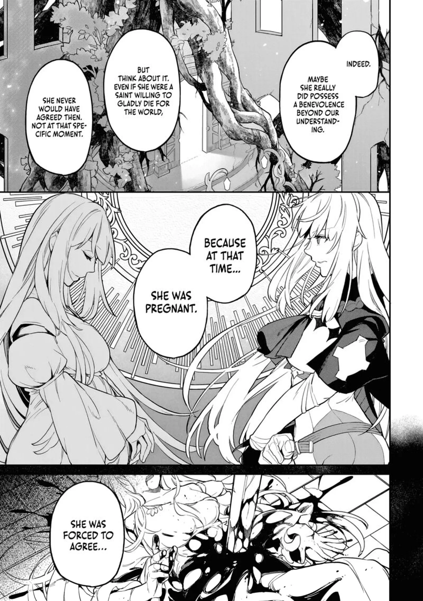 Akuyaku Ikka no Okugata, Shi ni Modori shite Kokoro wo Irekaeru. Chapter 32 page 27