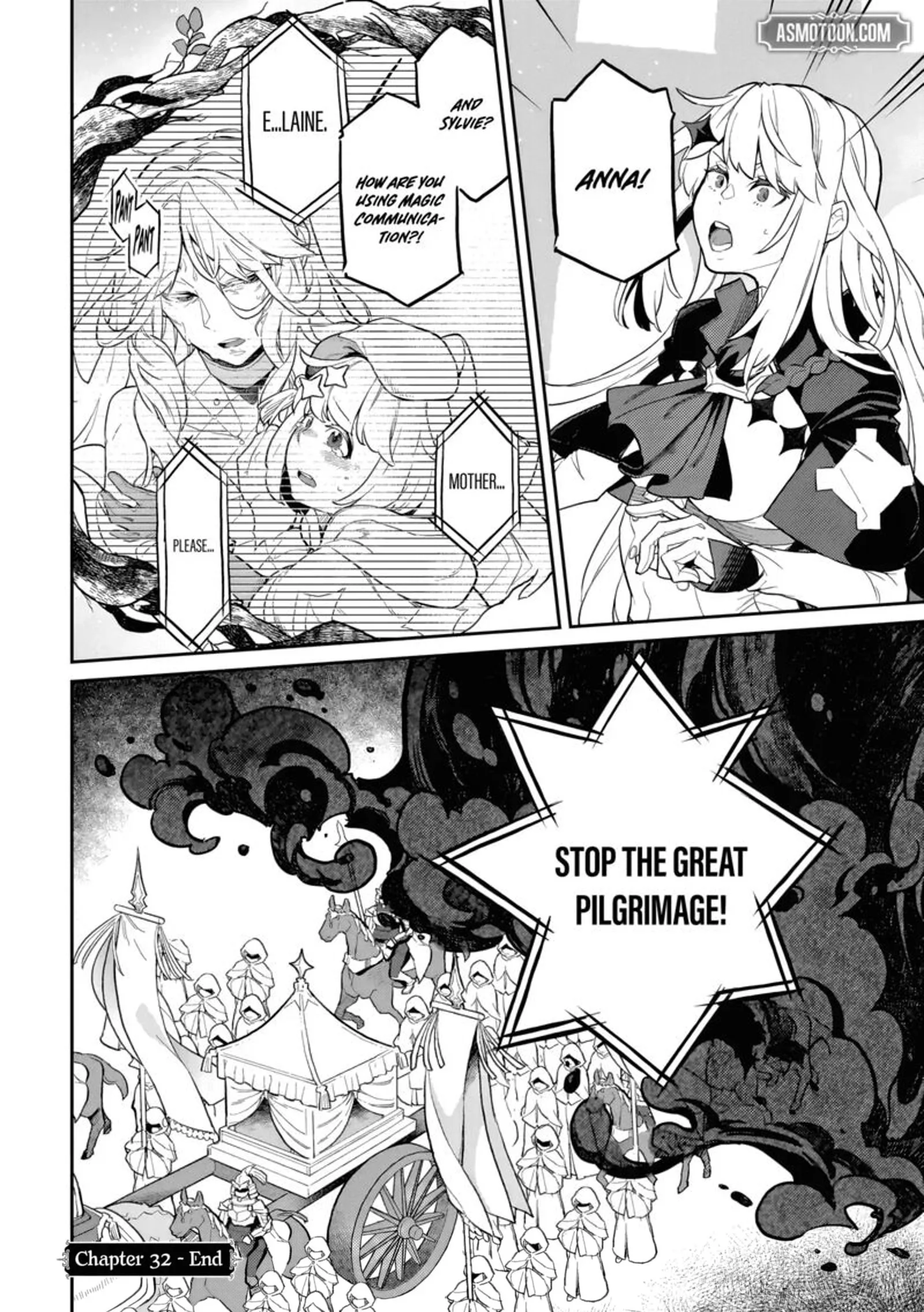 Akuyaku Ikka no Okugata, Shi ni Modori shite Kokoro wo Irekaeru. Chapter 32 page 32