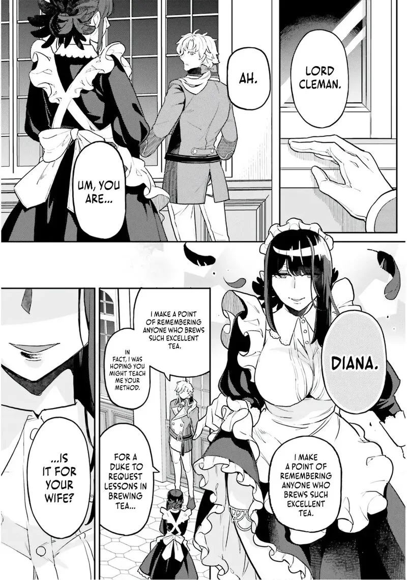 Akuyaku Ikka no Okugata, Shi ni Modori shite Kokoro wo Irekaeru. Chapter 35 page 23