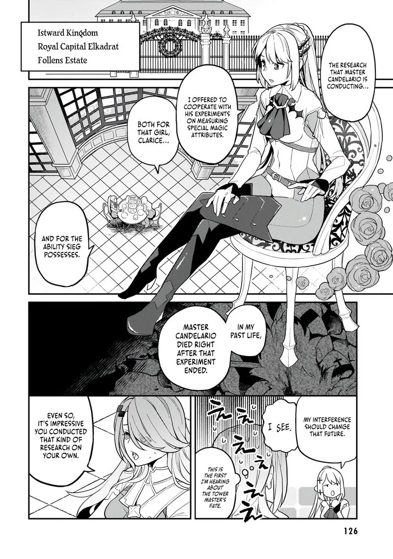 Akuyaku Ikka no Okugata, Shi ni Modori shite Kokoro wo Irekaeru. Chapter 4 page 11
