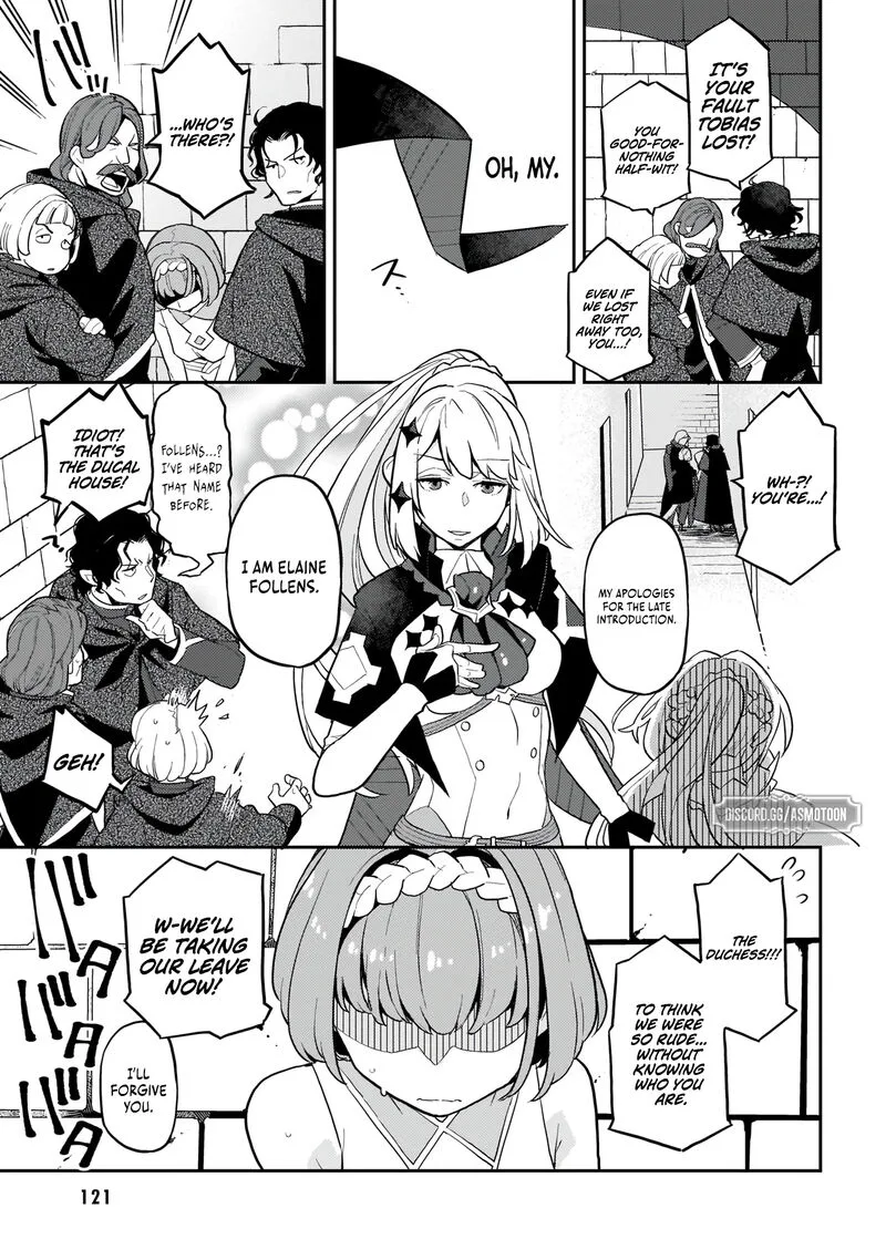 Akuyaku Ikka no Okugata, Shi ni Modori shite Kokoro wo Irekaeru. Chapter 4 page 6