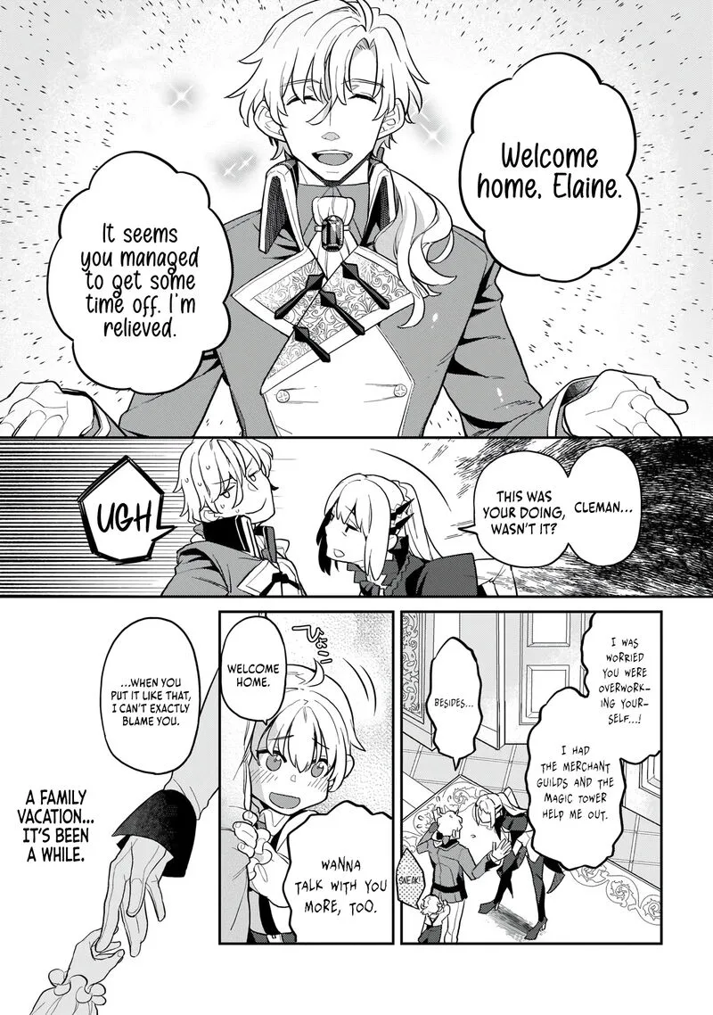 Akuyaku Ikka no Okugata, Shi ni Modori shite Kokoro wo Irekaeru. Chapter 5 page 8