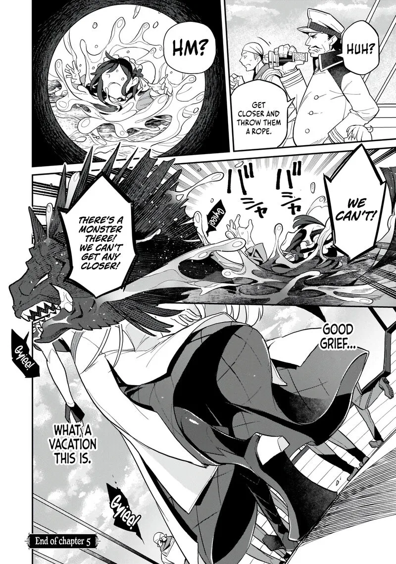 Akuyaku Ikka no Okugata, Shi ni Modori shite Kokoro wo Irekaeru. Chapter 5 page 28