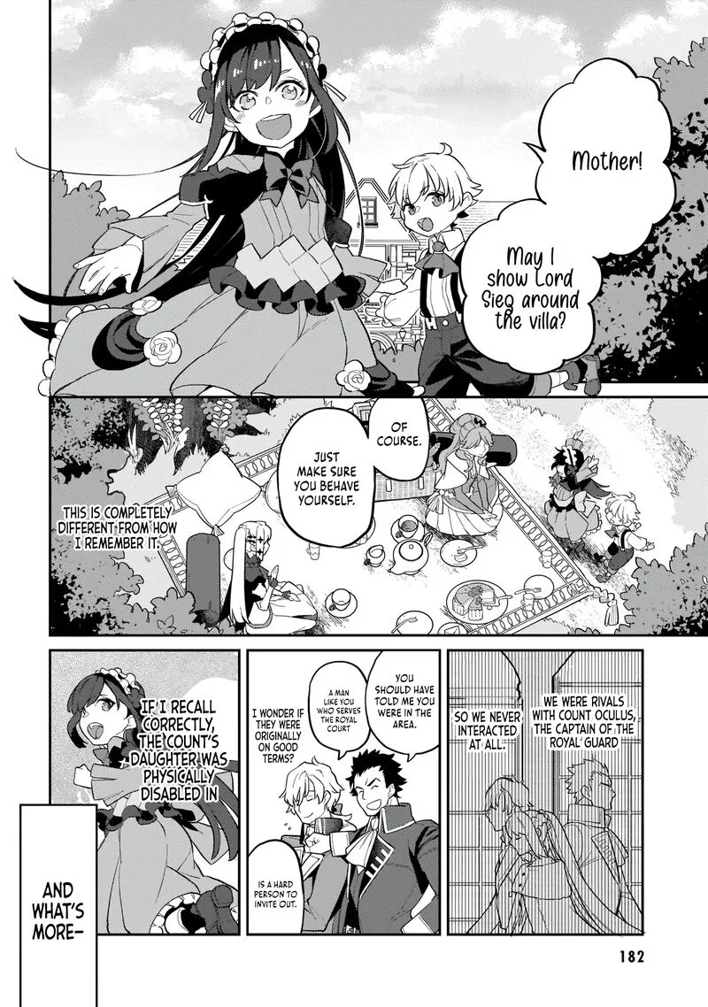 Akuyaku Ikka no Okugata, Shi ni Modori shite Kokoro wo Irekaeru. Chapter 6 page 11