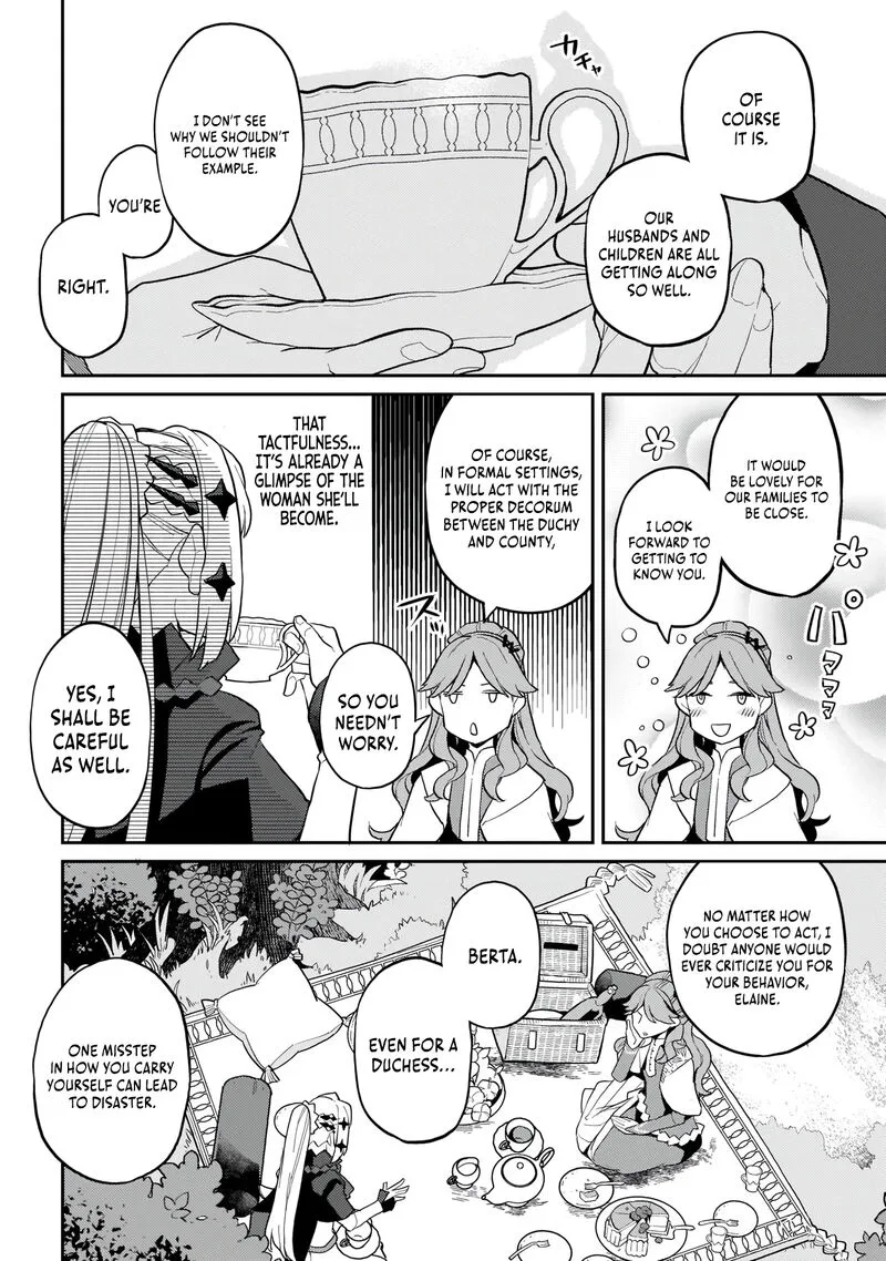 Akuyaku Ikka no Okugata, Shi ni Modori shite Kokoro wo Irekaeru. Chapter 6 page 13