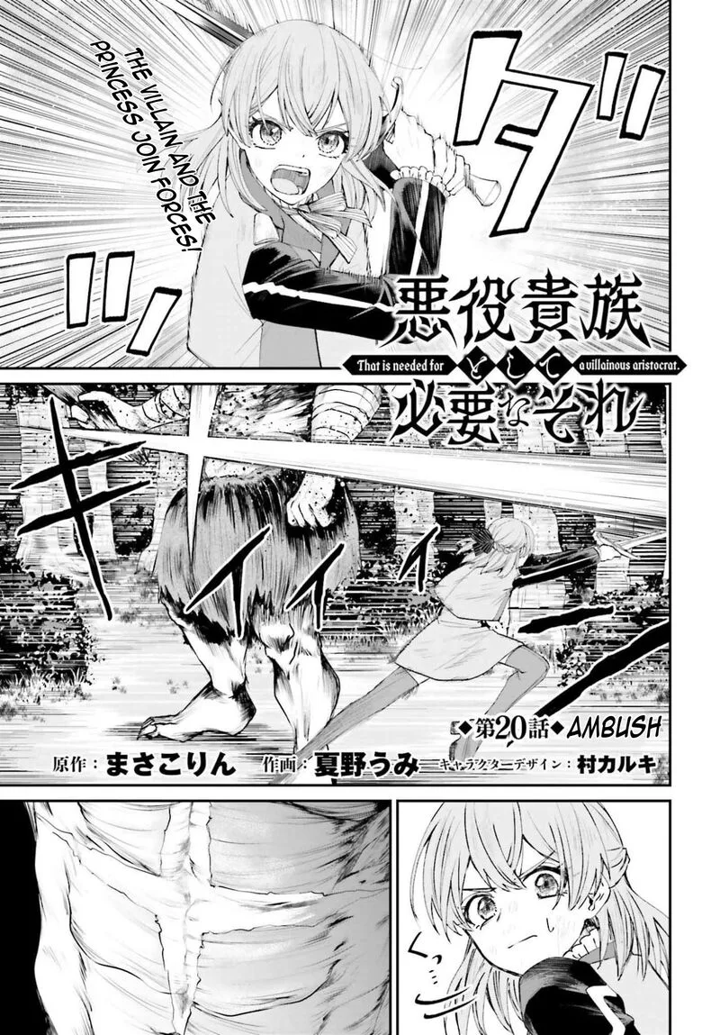 Akuyaku Kizoku to shite Hitsuyou na Sore Chapter 20 page 4