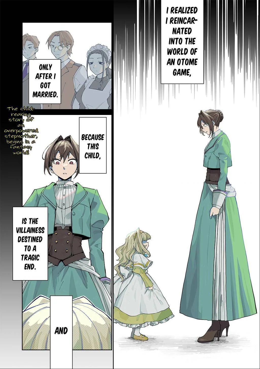 Akuyaku Reijou no Mamahaha ni Tensei Shita node Musume wo Shiawase ni Shimasu, Chikarazuku de Chapter 1 page 2