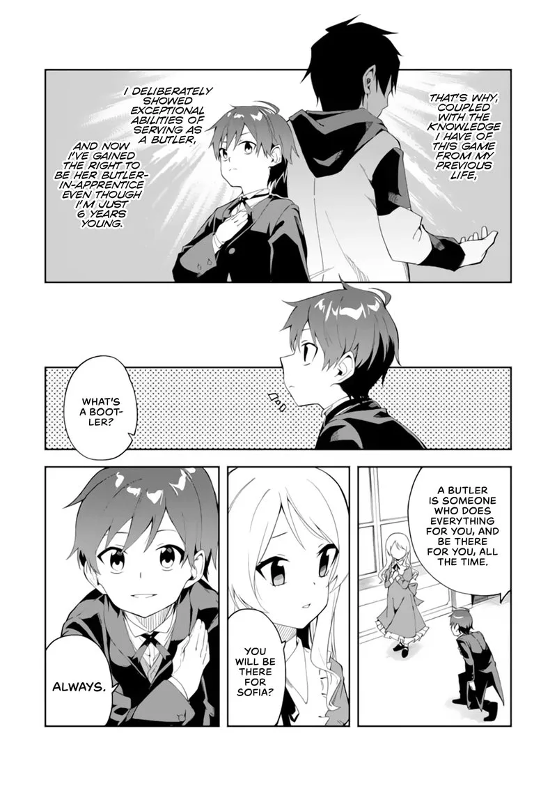 Akuyaku Reijou no Shitsuji-sama: Hametsu Flag wa Ore ga Tsubusasete Itadakimasu Chapter 1.1 page 8