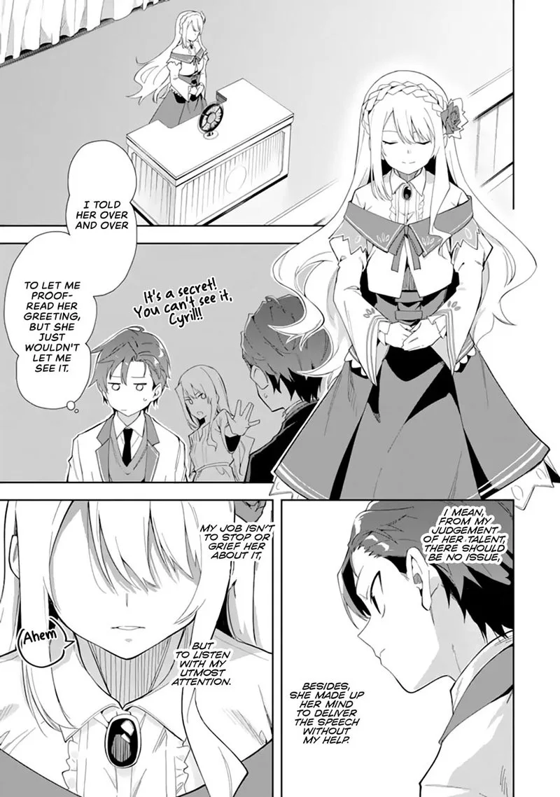 Akuyaku Reijou no Shitsuji-sama: Hametsu Flag wa Ore ga Tsubusasete Itadakimasu Chapter 6.1 page 5