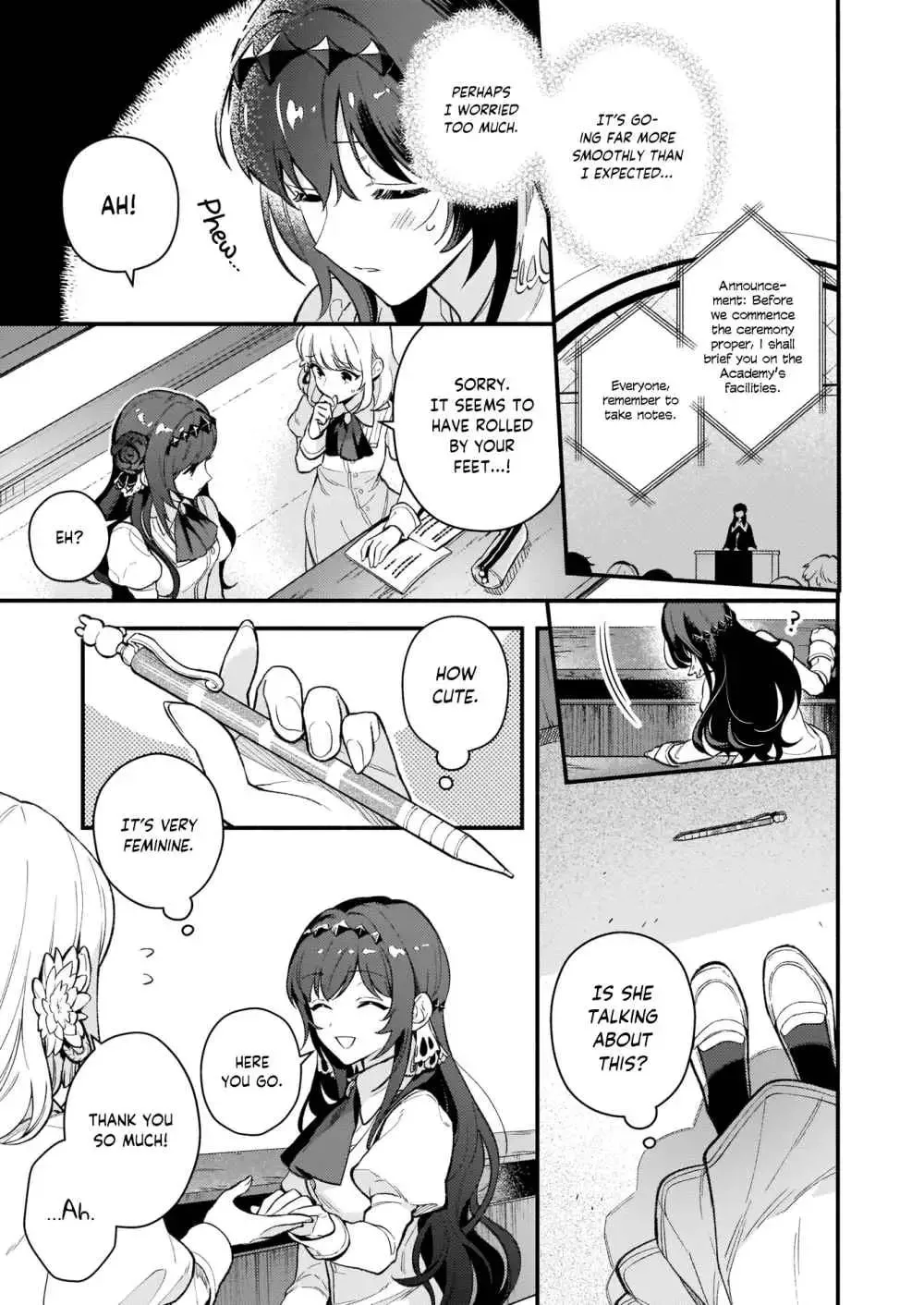 Akuyaku Reijou Route ga Nai Nante, Dare ga Itta no? Chapter 1.2 page 14