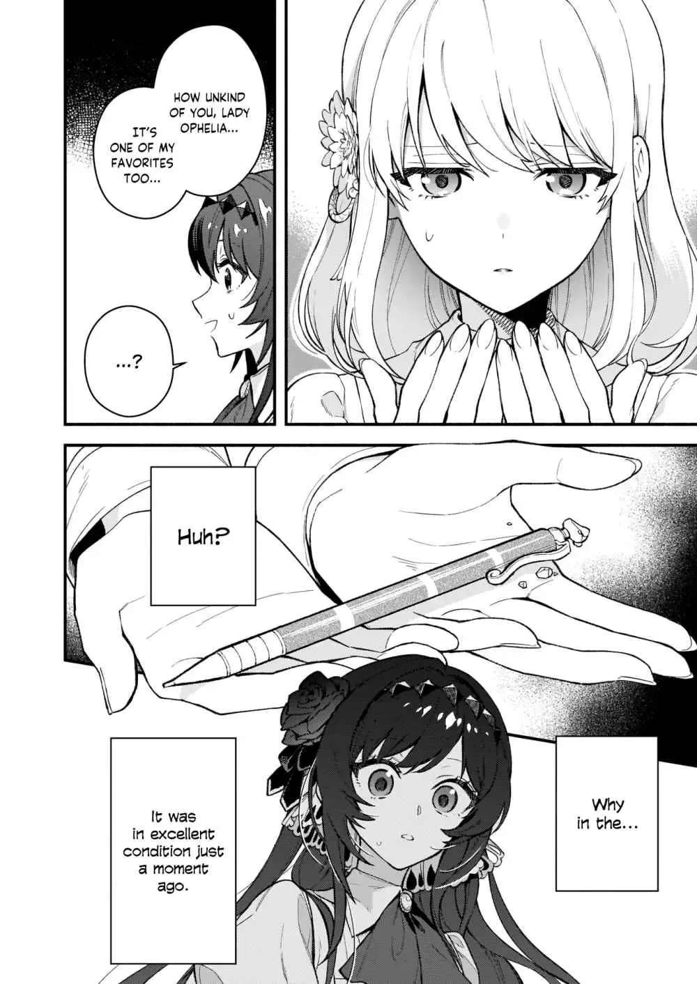 Akuyaku Reijou Route ga Nai Nante, Dare ga Itta no? Chapter 1.2 page 15