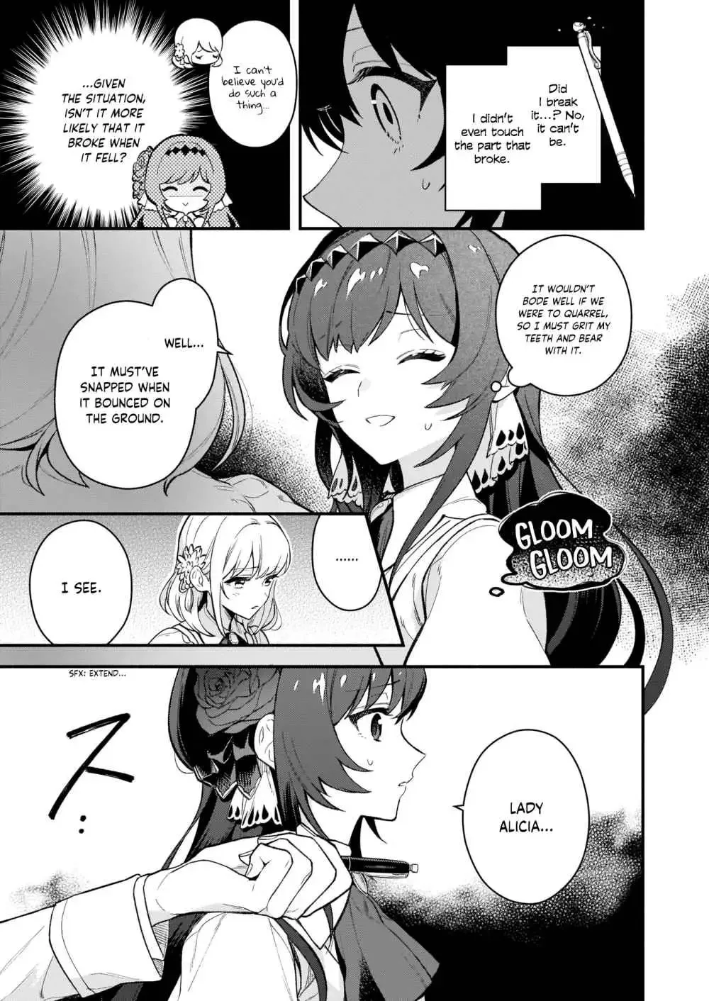 Akuyaku Reijou Route ga Nai Nante, Dare ga Itta no? Chapter 1.2 page 16