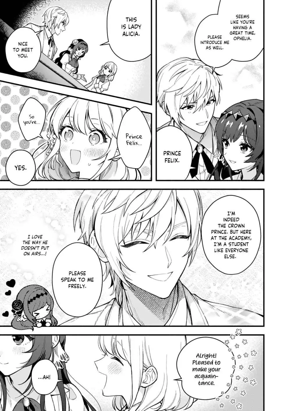 Akuyaku Reijou Route ga Nai Nante, Dare ga Itta no? Chapter 1.2 page 12