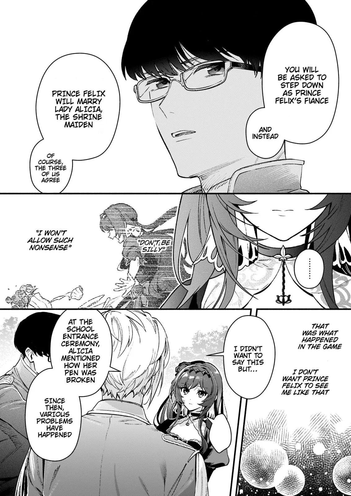 Akuyaku Reijou Route ga Nai Nante, Dare ga Itta no? Chapter 13 page 8