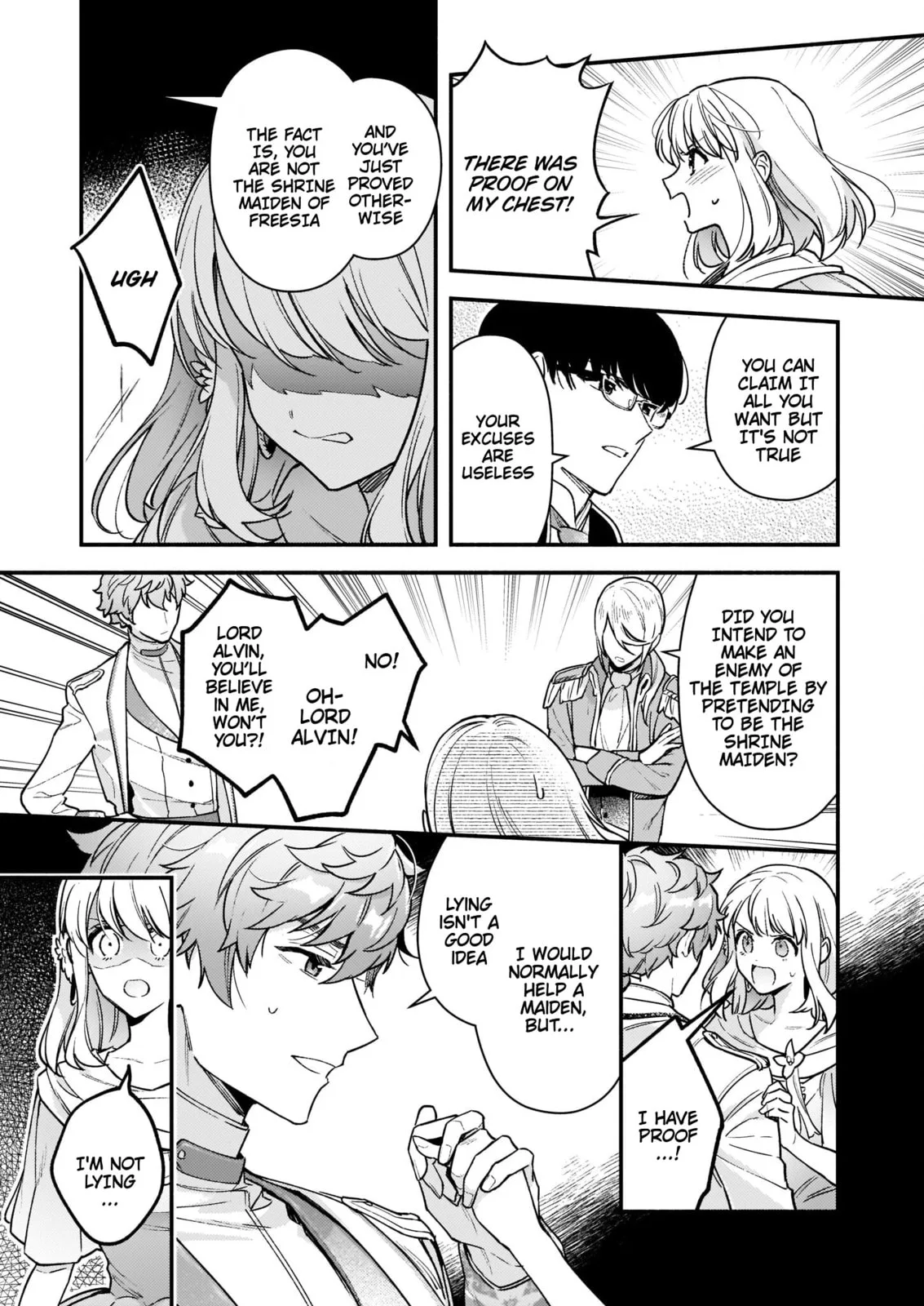 Akuyaku Reijou Route ga Nai Nante, Dare ga Itta no? Chapter 13 page 25