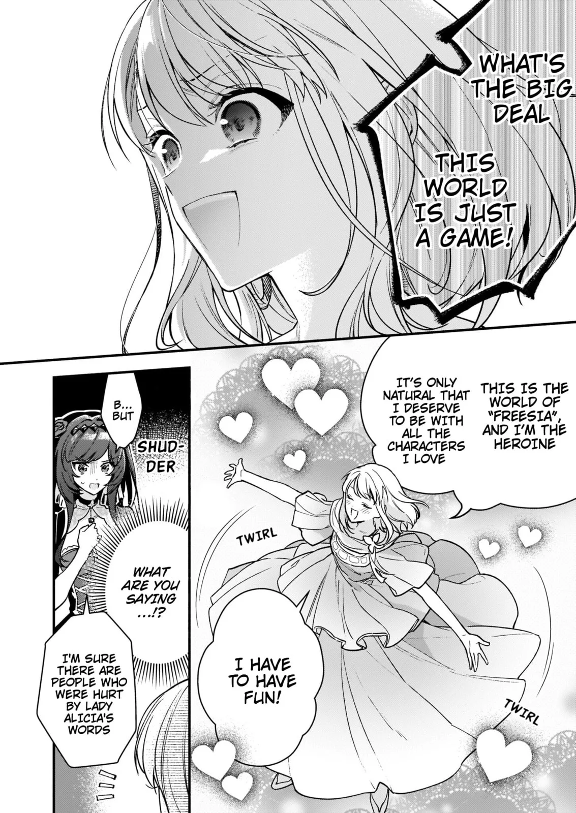 Akuyaku Reijou Route ga Nai Nante, Dare ga Itta no? Chapter 13 page 28