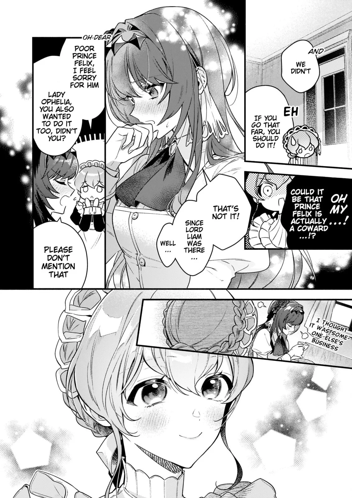 Akuyaku Reijou Route ga Nai Nante, Dare ga Itta no? Chapter 14 page 14