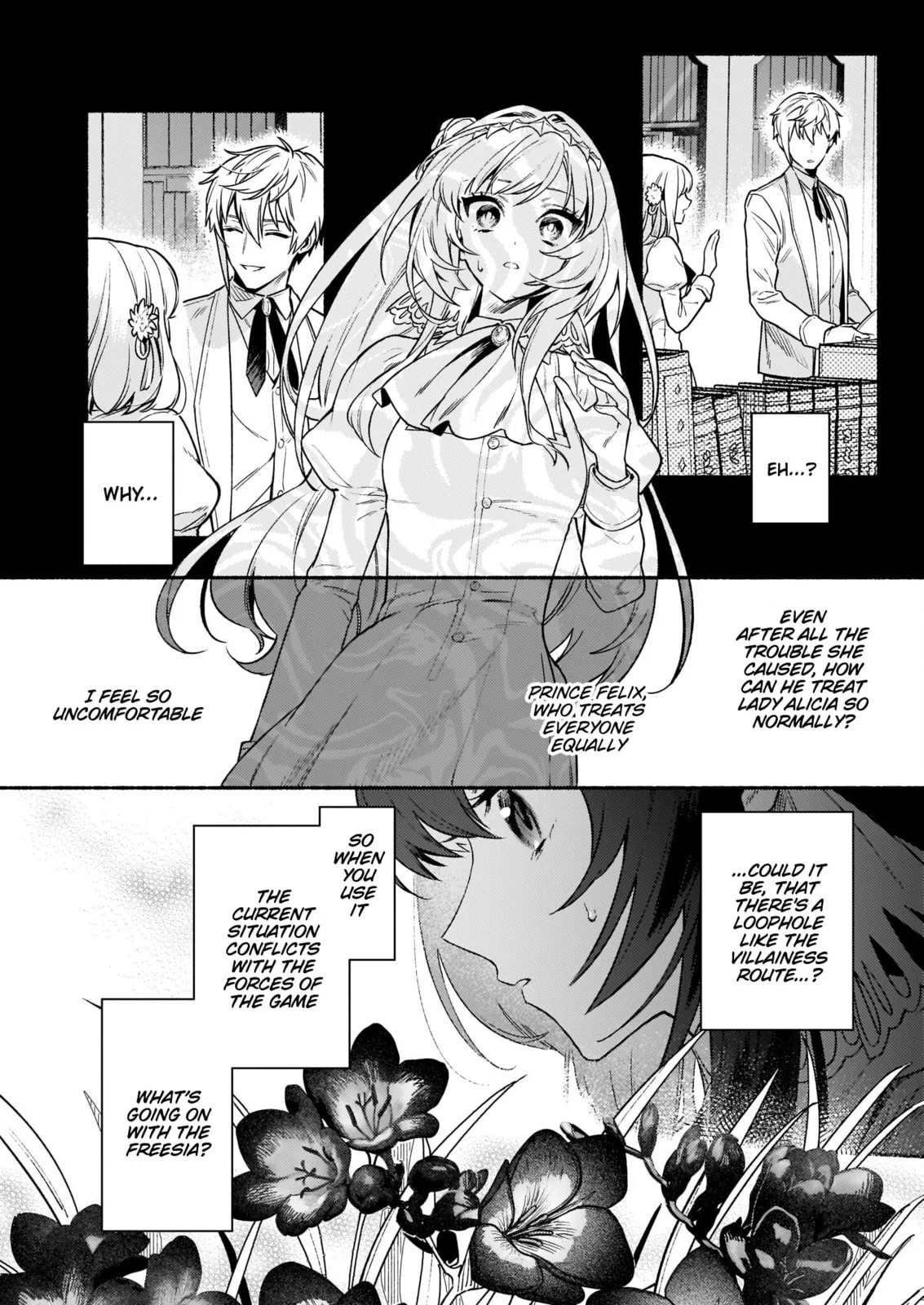Akuyaku Reijou Route ga Nai Nante, Dare ga Itta no? Chapter 15.1 page 14