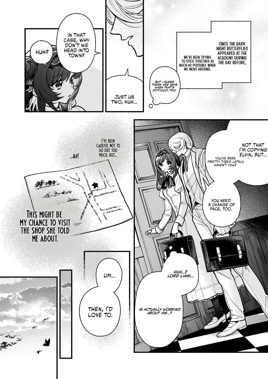 Akuyaku Reijou Route ga Nai Nante, Dare ga Itta no? Chapter 32.2 page 3