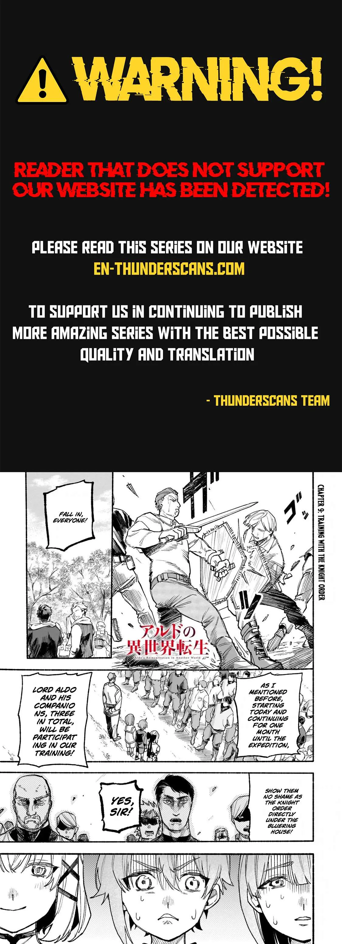 Aldo No Isekai Tensei Chapter 9.1 page 1