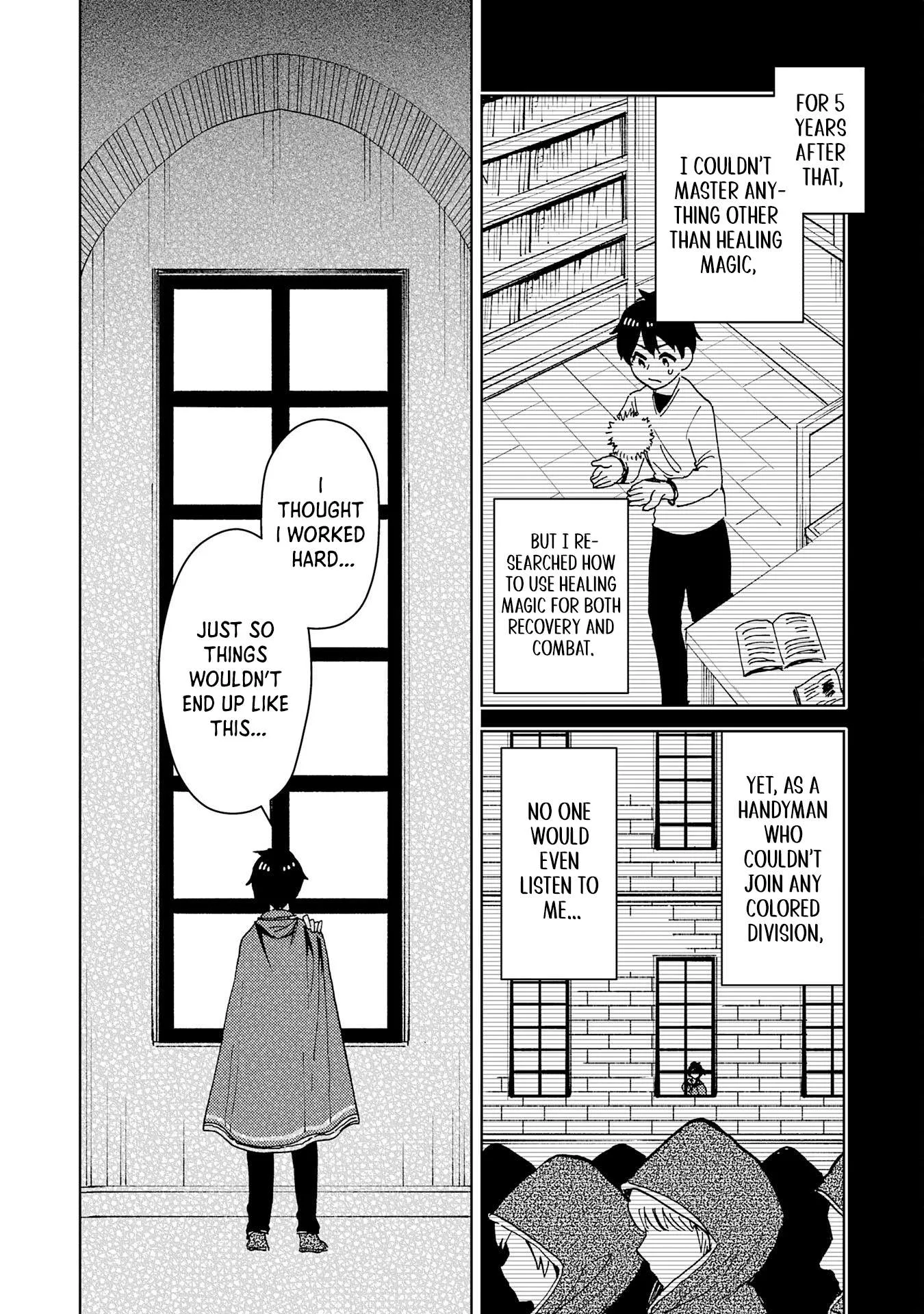 Although I Was Banished for Being Unable to Use Healing Magic, for Some Reason Everyone Relies on Me Chapter 1 page 14