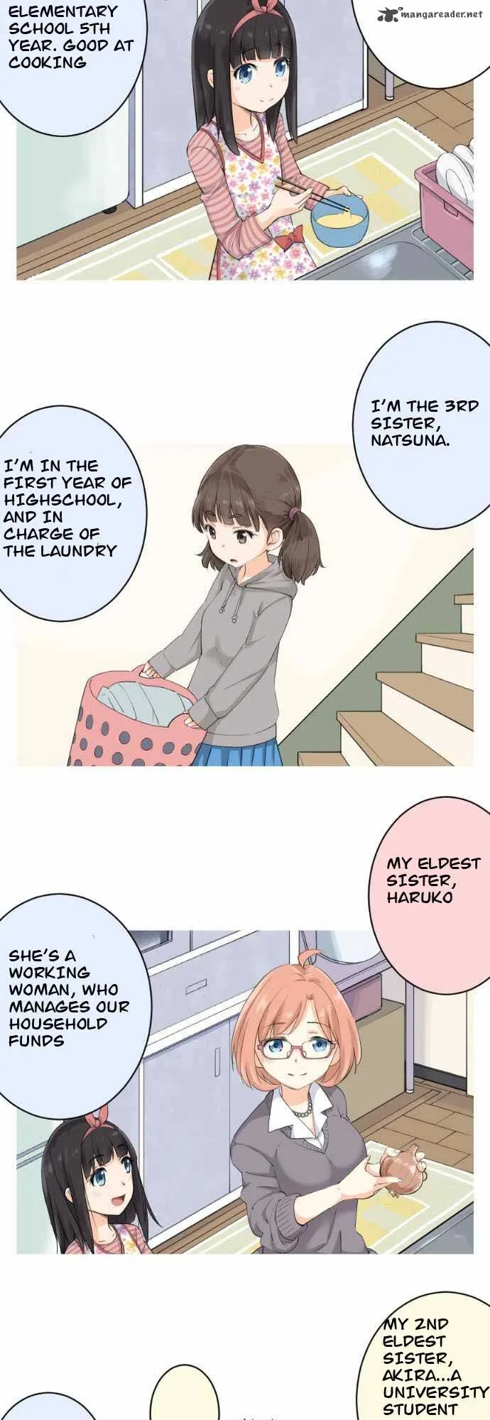 Amanogawa Ke No Yon Shimai Chapter 1 page 17