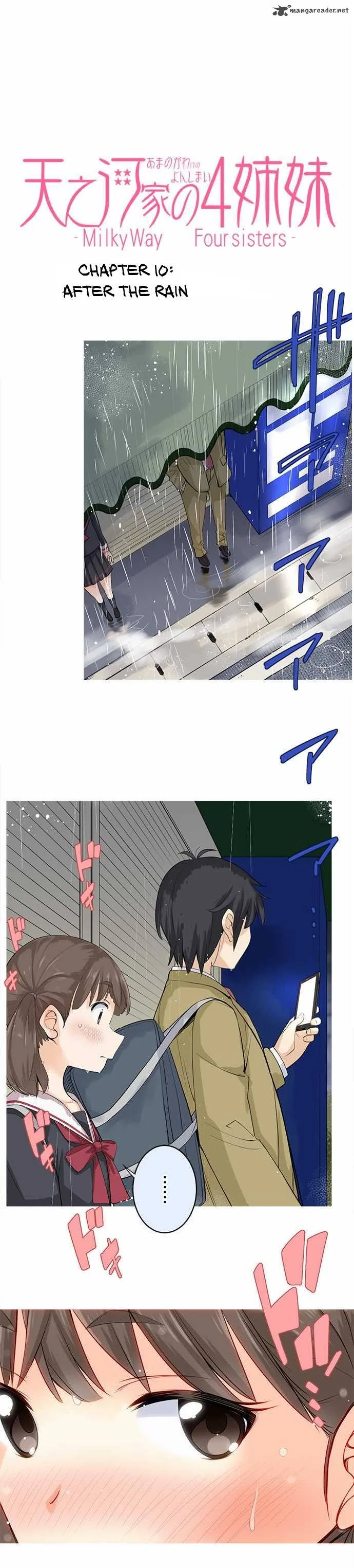 Amanogawa Ke No Yon Shimai Chapter 10 page 1