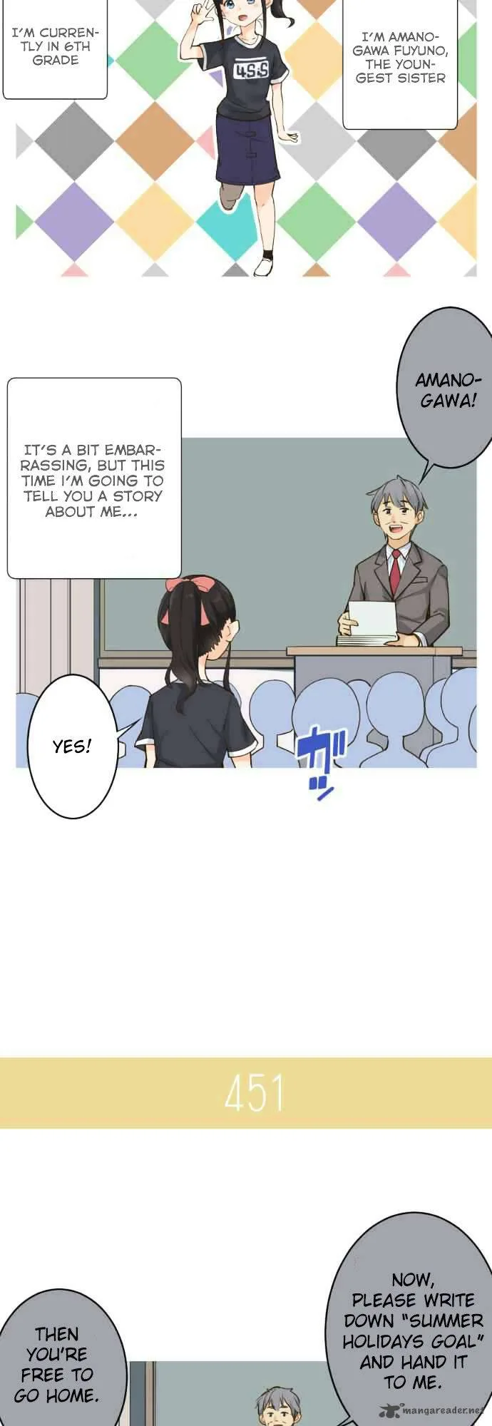 Amanogawa Ke No Yon Shimai Chapter 71 page 3
